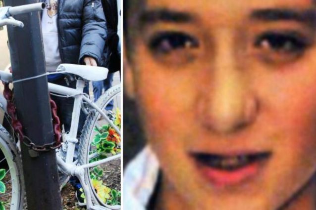 Giacomo Scalmani e la "ghost bike" a lui dedicata
