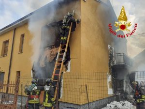 L’intervento dei vigili del fuoco