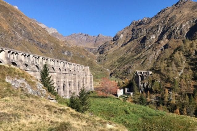 La diga del Gleno oggi (foto Giulia Luppino)