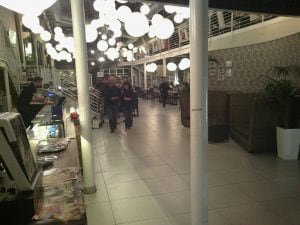 Una foto della pizzeria Tourlé di Melegnano, una di quelle coinvolte nell’inchiesta (da Facebook)