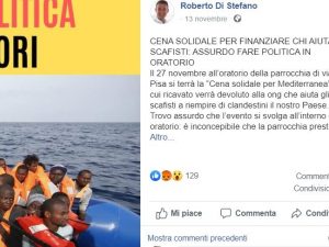 Il post del sindaco di Sesto San Giovanni, Roberto Di Stefano