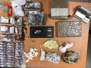 La droga sequestrata