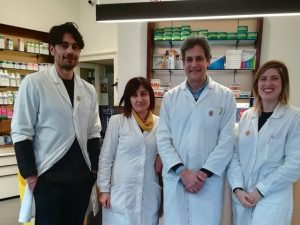 Il team della farmacia Smeraldo
