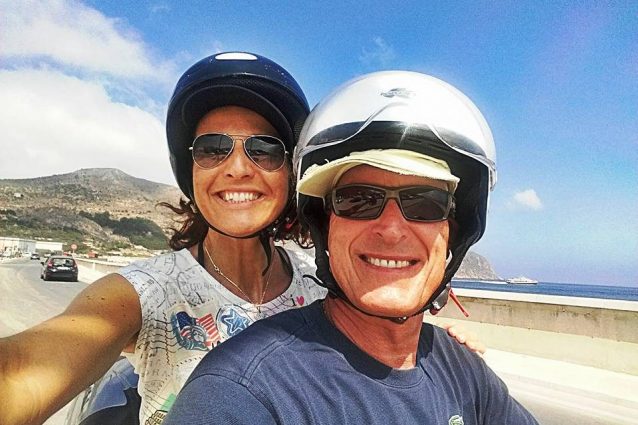 Laura Cosseddu e il compagno Luciano (Facebook)