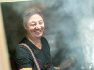 Carmine, titolare della "trattoria de la trebia"