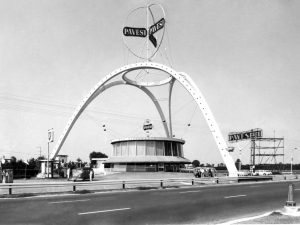 L’autogrill nel 1958 (Foto: Urbanfile)