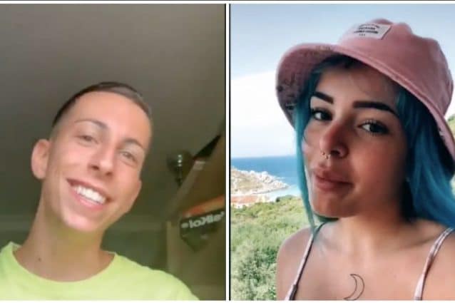 Vincenzo e Rosalba, alias "vincenzotedesco97" e "rosalba" su TikTok