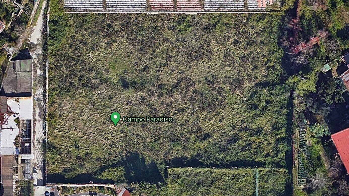 Il Centro Sportivo Paradiso di Soccavo, oggi ridotto a una sorta di giungla.