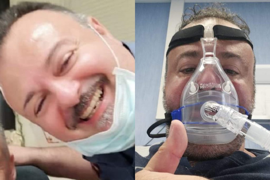 Salvatore Savinelli, il carabiniere deceduto al Covid Hospital di Maddaloni.