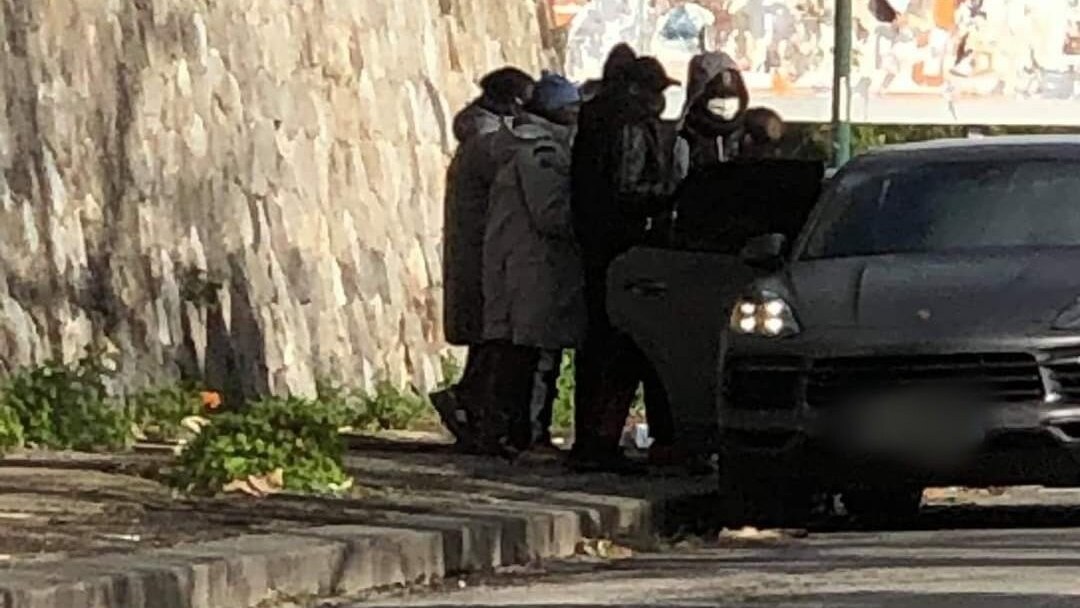 La foto di Paolo Leccia, che ha raccontato come l'autore del gesto fosse Kalidou Koulibaly.