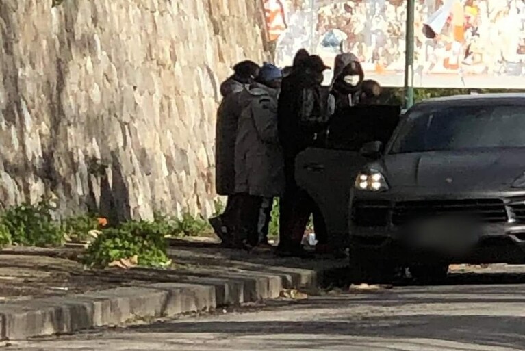 La foto di Paolo Leccia, che ha raccontato come l'autore del gesto fosse Kalidou Koulibaly.