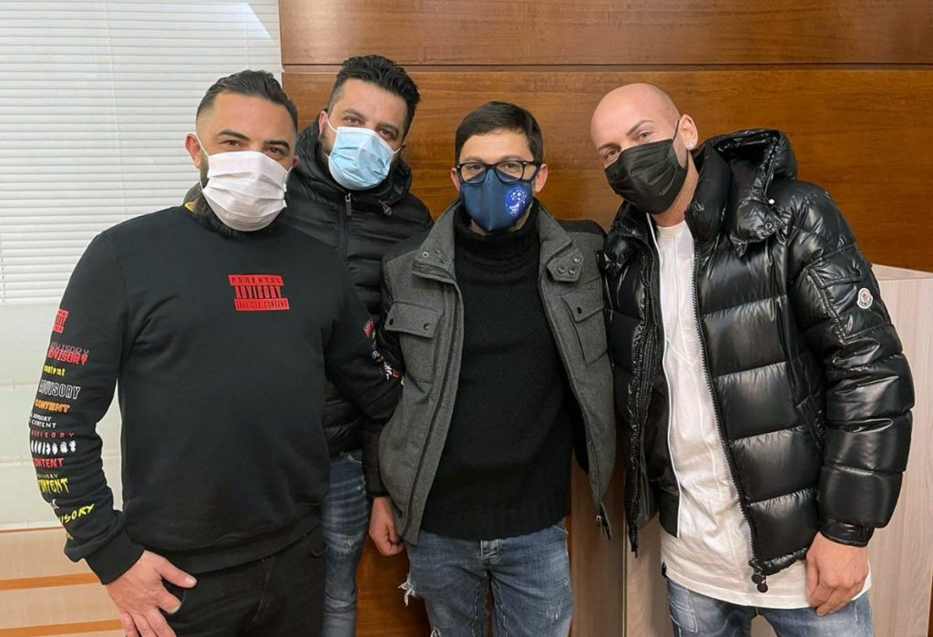 Gianni, Enzo ’bambolina’ e i due Perrella