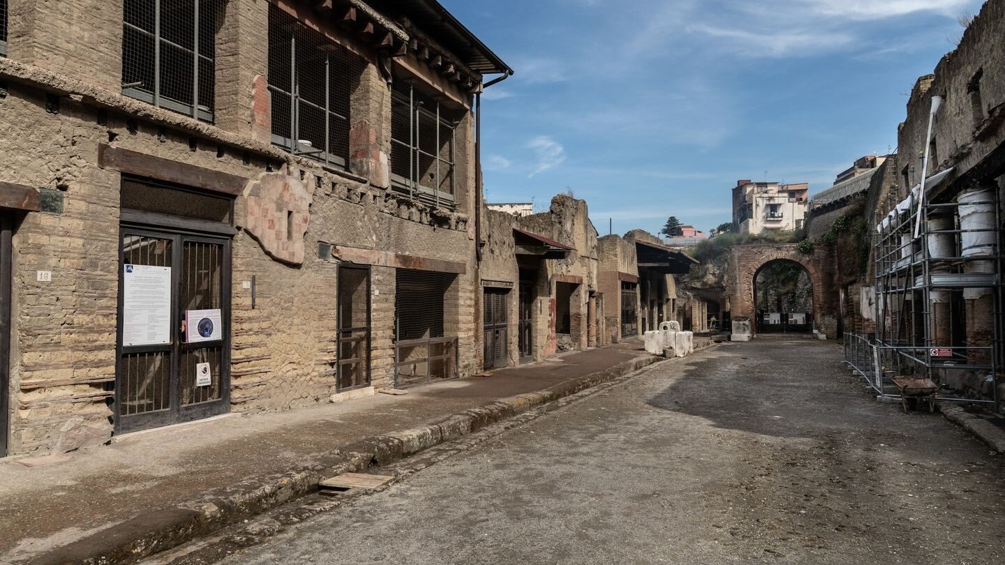 La Casa del Bicentenario all'interno del Parco Archeologico di Ercolano.