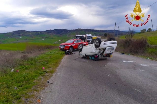 L'incidente a Montecalvo Irpino che ha visto coinvolta una ventenne originaria di Bergamo.