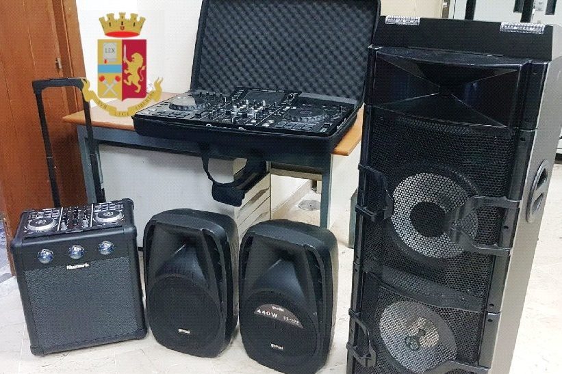 La strumentazione sequestrata
