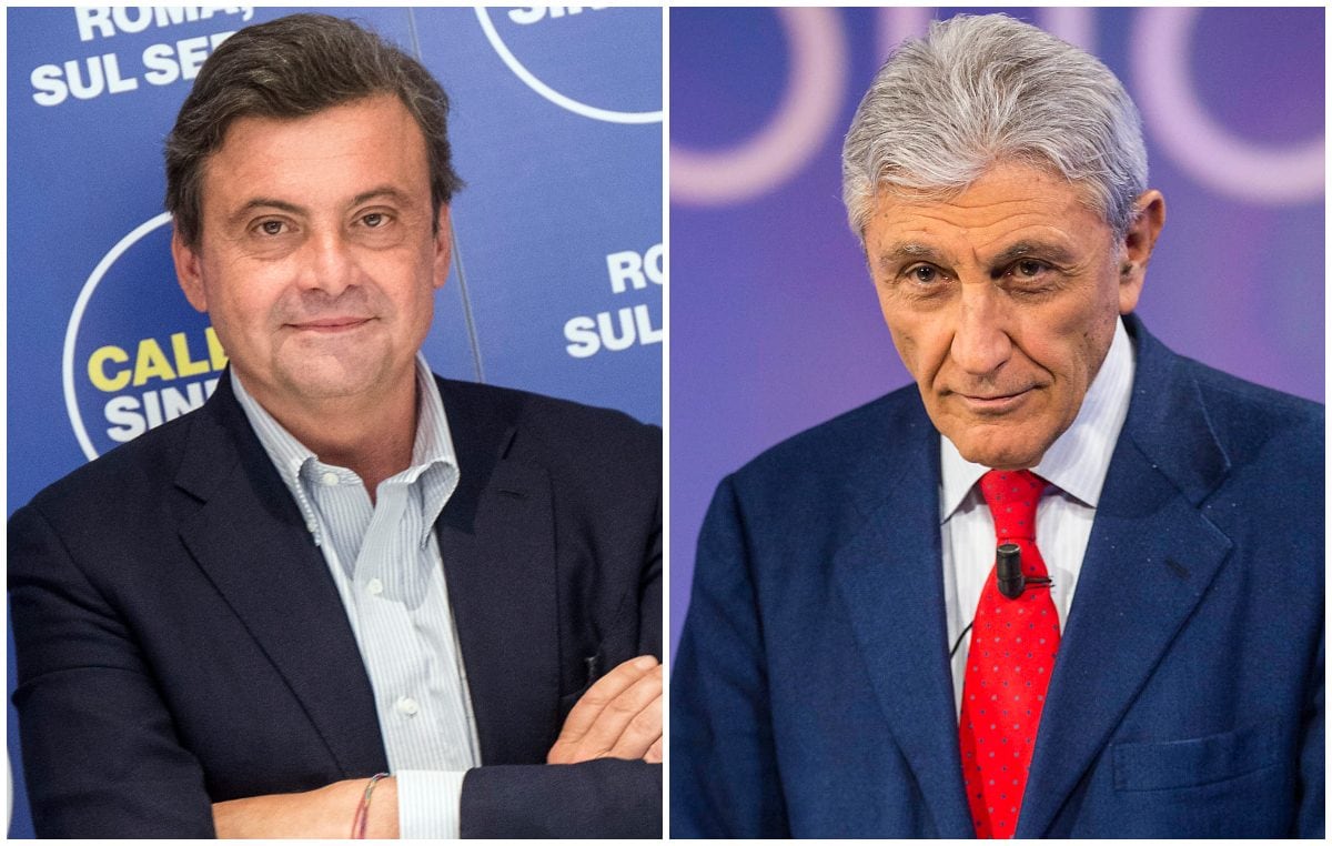 A sinistra Carlo Calenda, a destra Antonio Bassolino