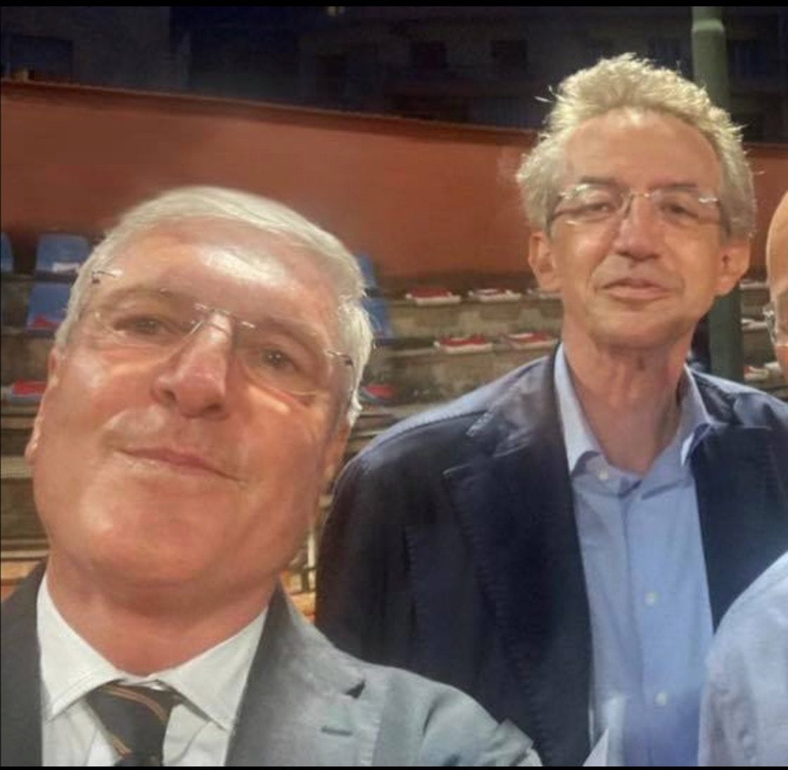 Bruno Amato con Gaetano Manfredi