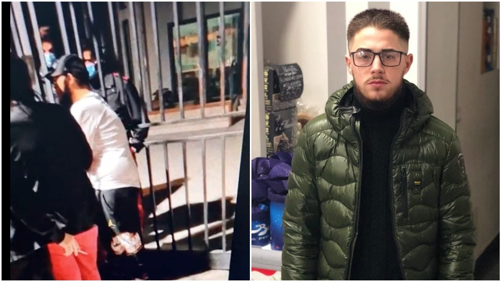 La protesta davanti alla tenenza e la vittima, Antonio Natale