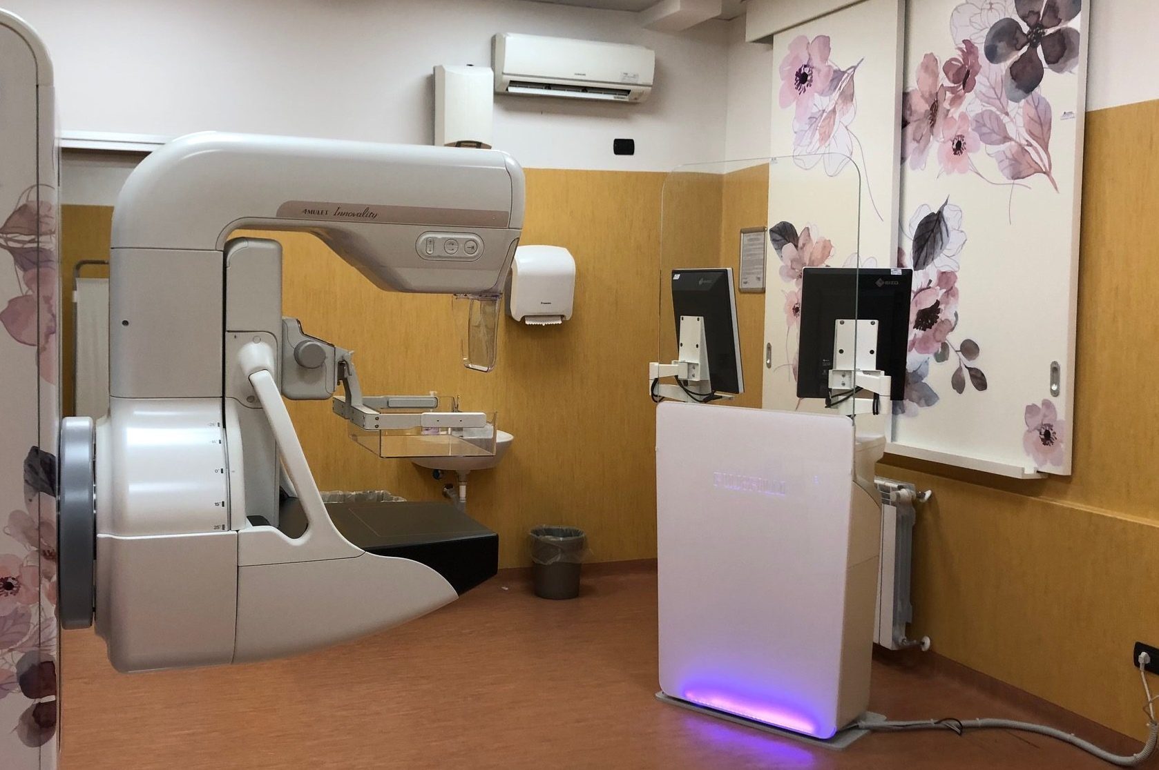 Il mammografo installato alla sede di Marano dell’Asl Napoli 2 Nord.
