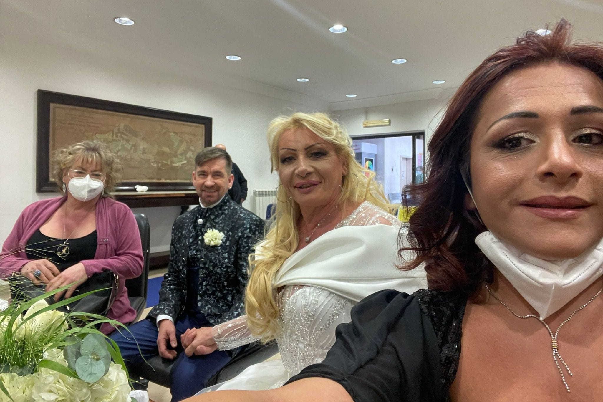 In foto: Loredana Rossi, Tommy, Samanta e Stefania Zambrano.