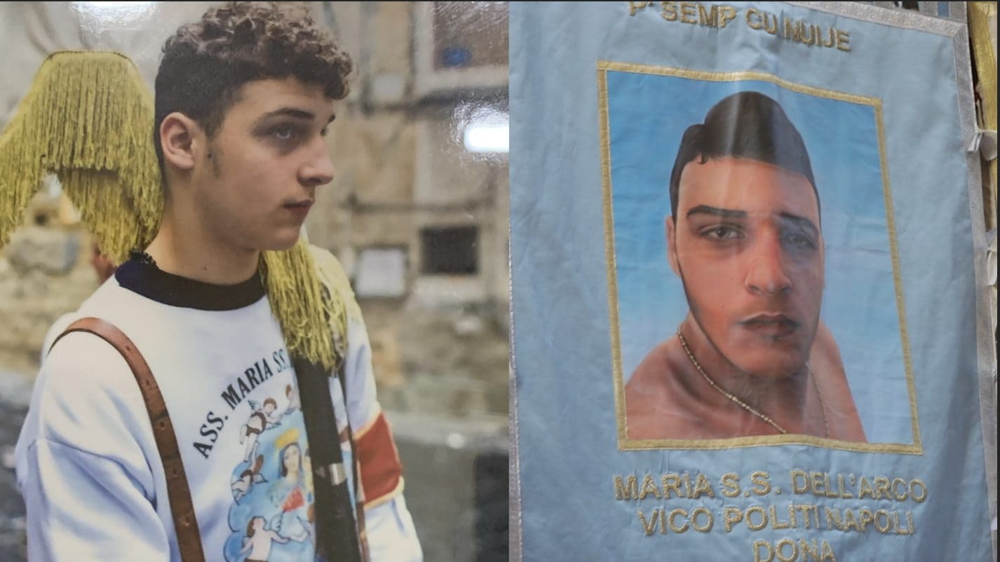 Il vessillo dedicato a Ugo Russo sfila ancora ai Quartieri Spagnoli alla processione della Madonna dell'Arco