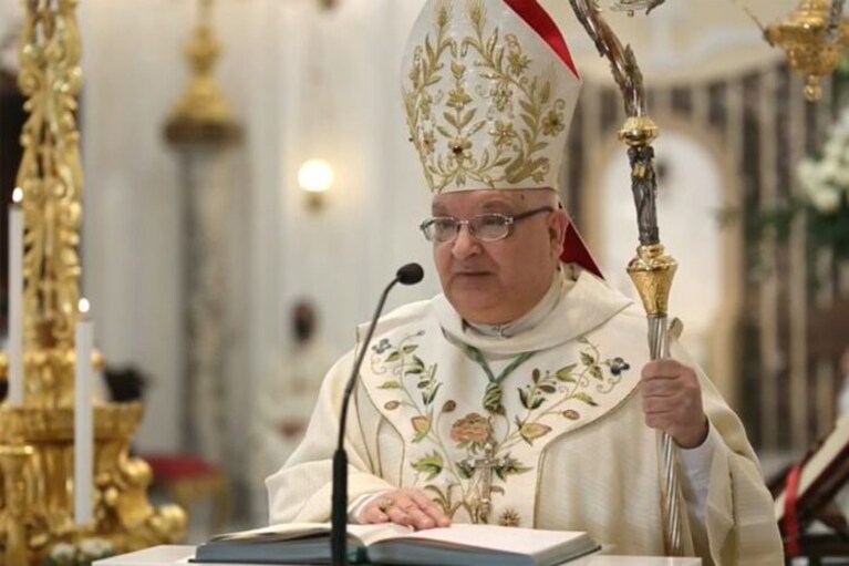 Il Vescovo della diocesi di Nocera Inferiore-Sarno, monsignor Giuseppe Giudice.