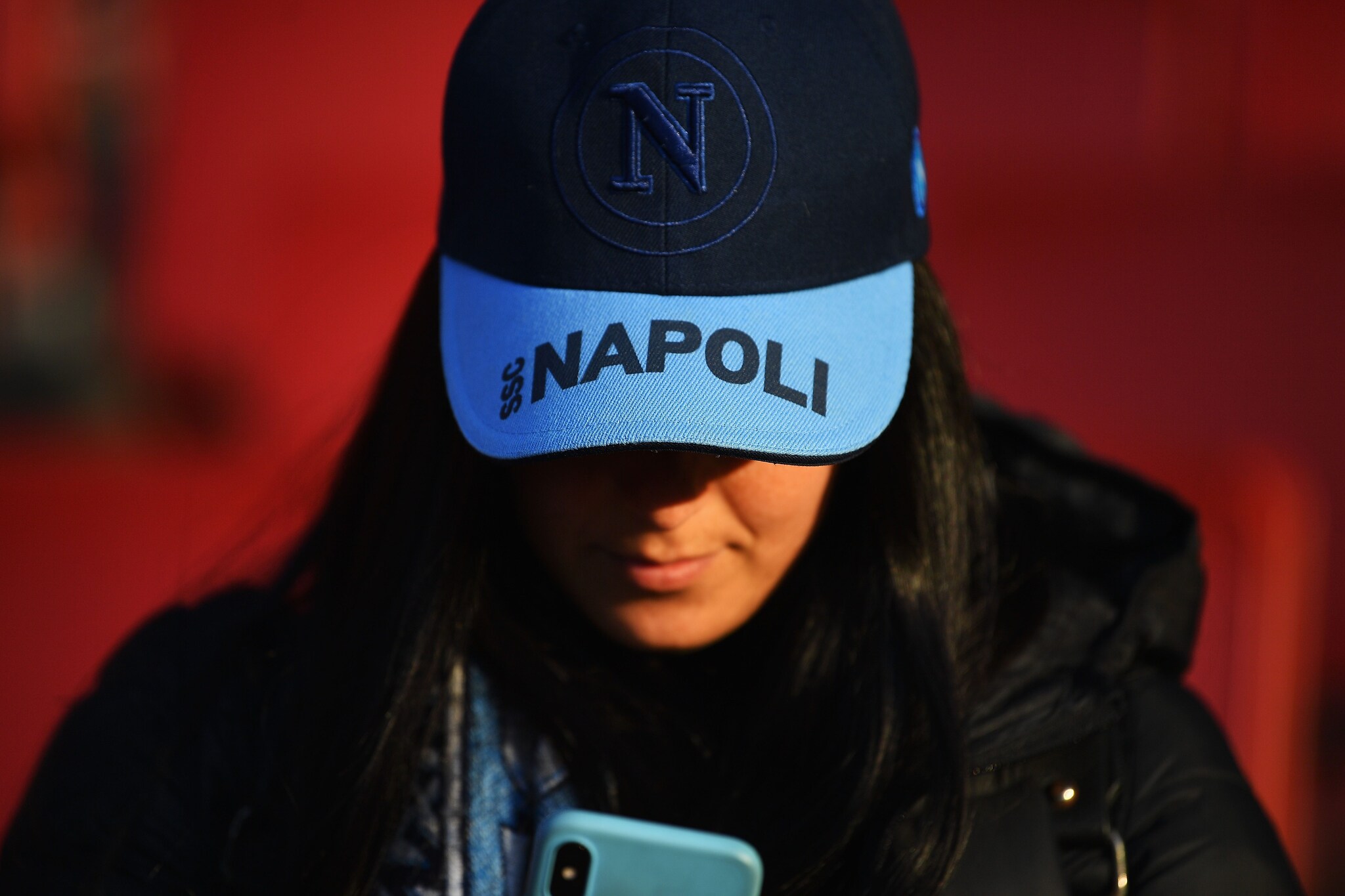 Sfiziosa Gagliardetto Tifoso Partenopeo Napoli Colore Celeste