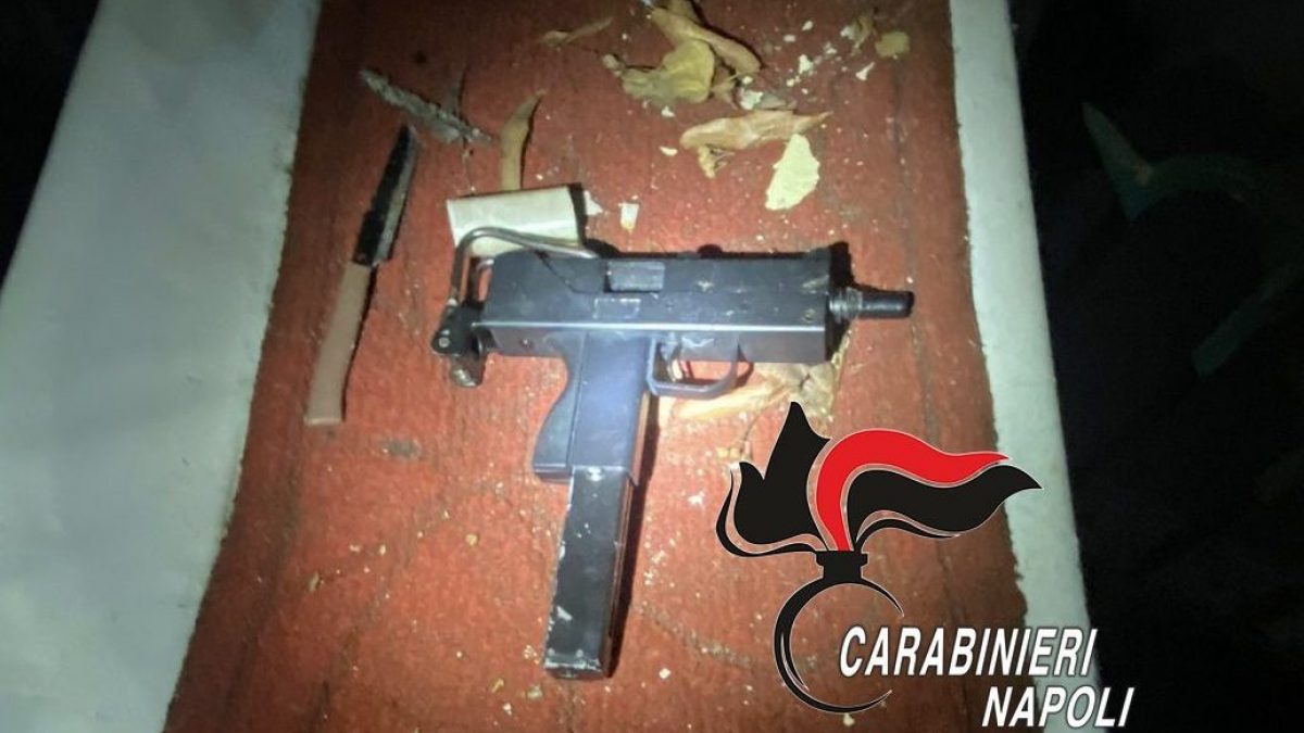 L'Uzi utilizzato per la rapina