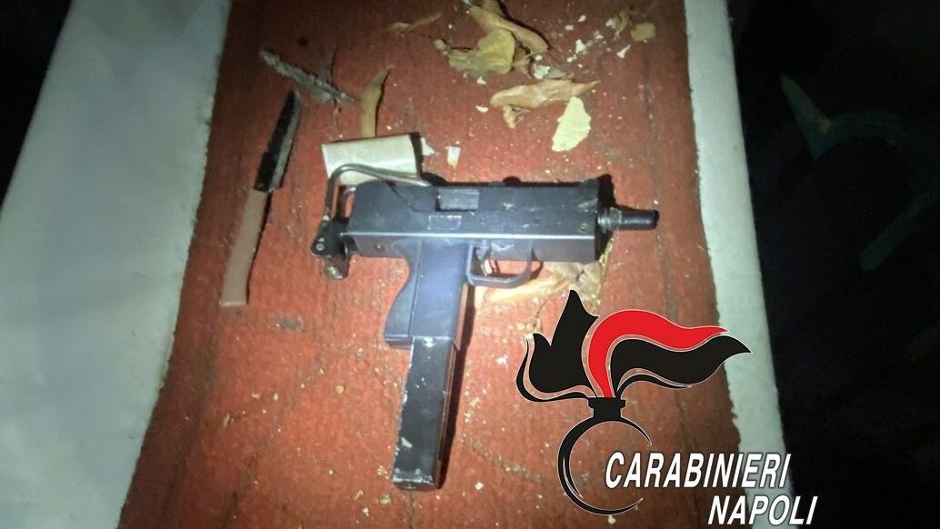 L'Uzi utilizzato per la rapina