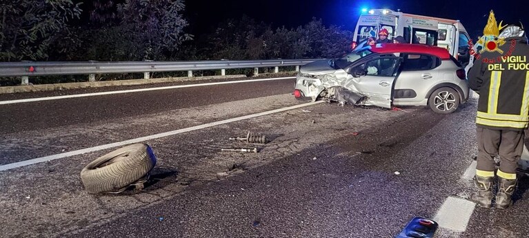 L'incidente avvenuto a Nusco.