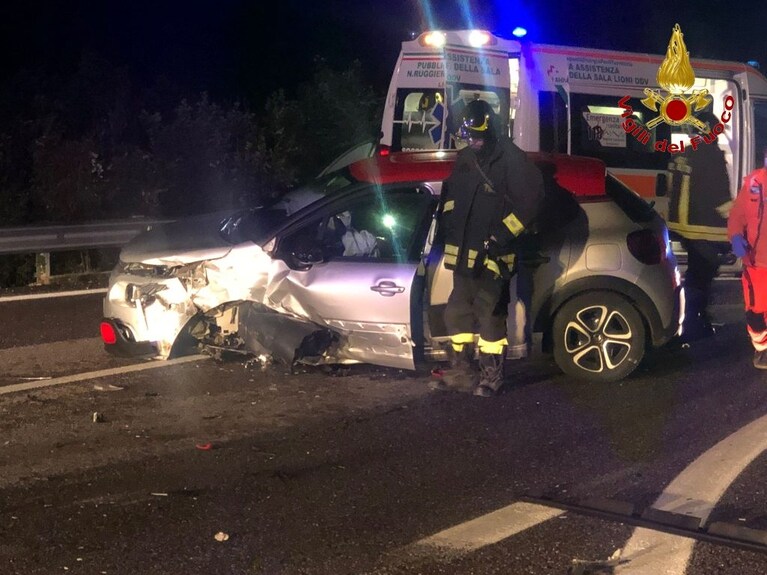L'incidente avvenuto a Nusco.
