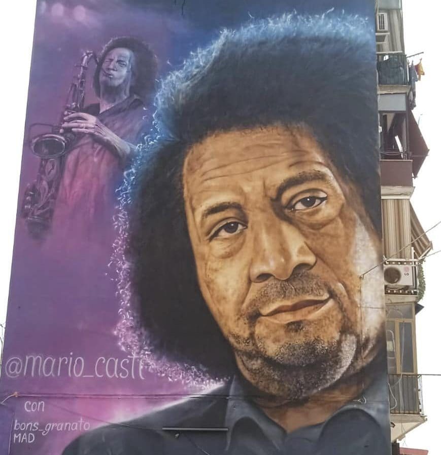 Il murale dedicato a Senese a Miano, suo quartiere natale