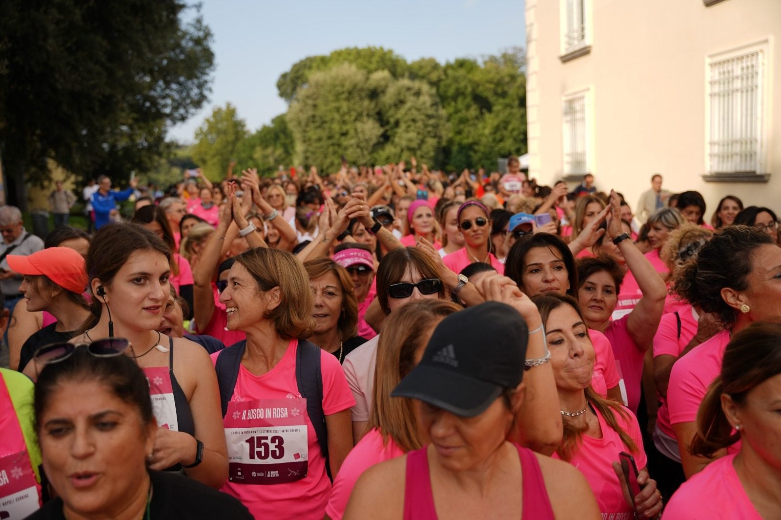 Bosco in Rosa a Napoli si corre nel Real Bosco di Capodimonte per