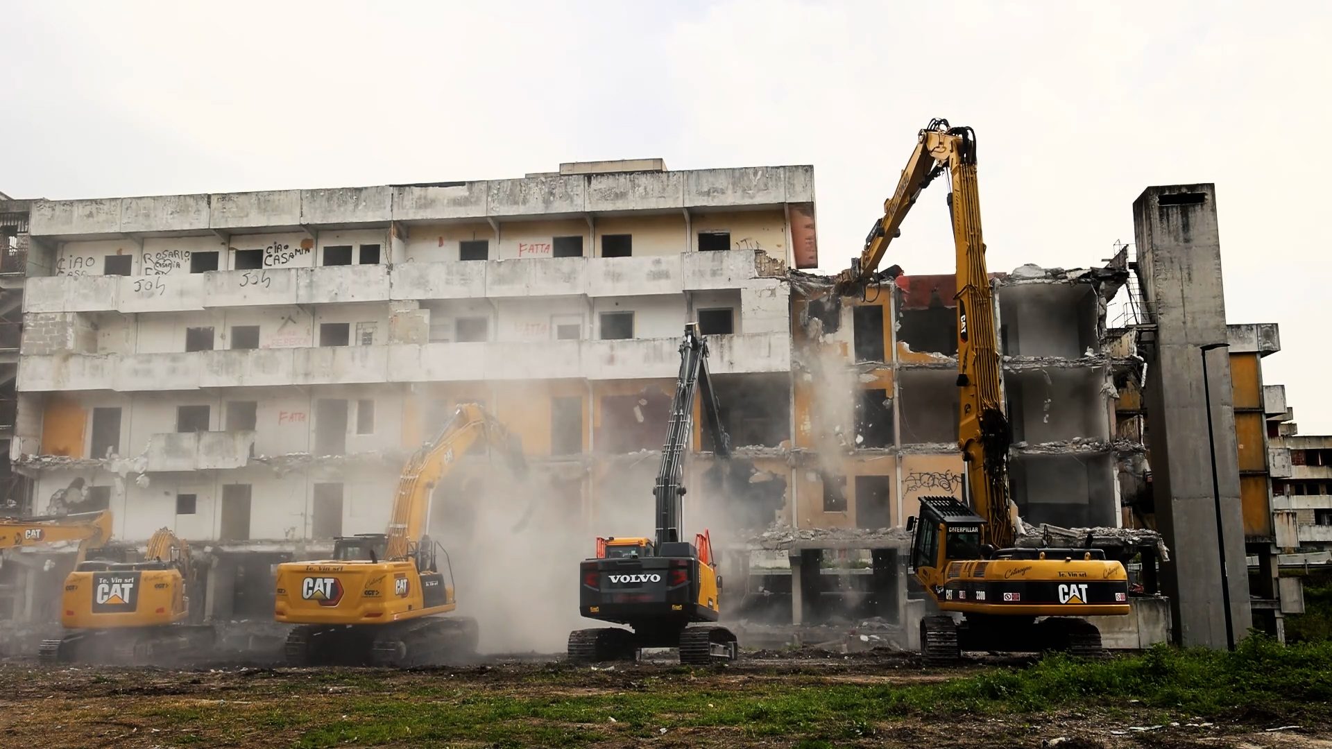 Abbattimento della Vela gialla