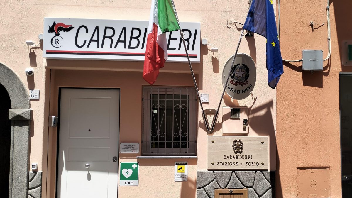 La stazione dei carabinieri di Forio d’Ischia