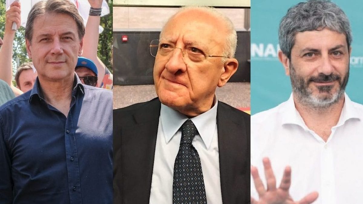 Giuseppe Conte, Vincenzo De Luca, Roberto Fico