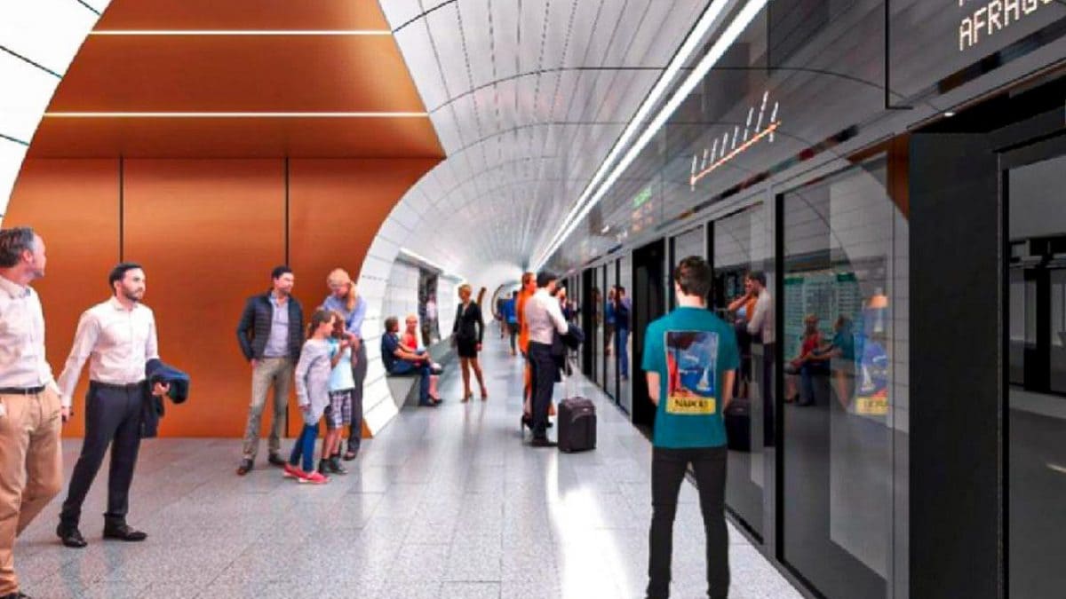 Come sarà la fermata della Linea 10, il treno senza conducente, secondo il progetto