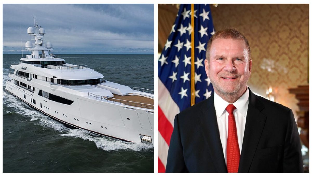 Lo yacht Boardwalk e il suo proprietario Tilman J. Fertitta