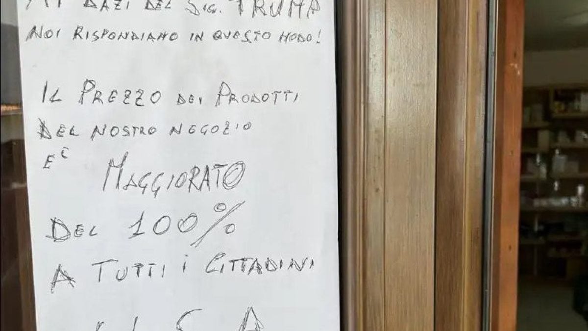 Il cartello del fornaio in Cilento