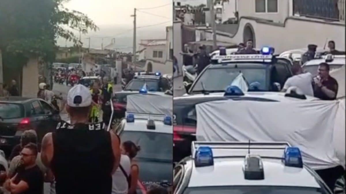 Il luogo del duplice omicidio e suicidio, la zona del Cuotto a Forio d’Ischia