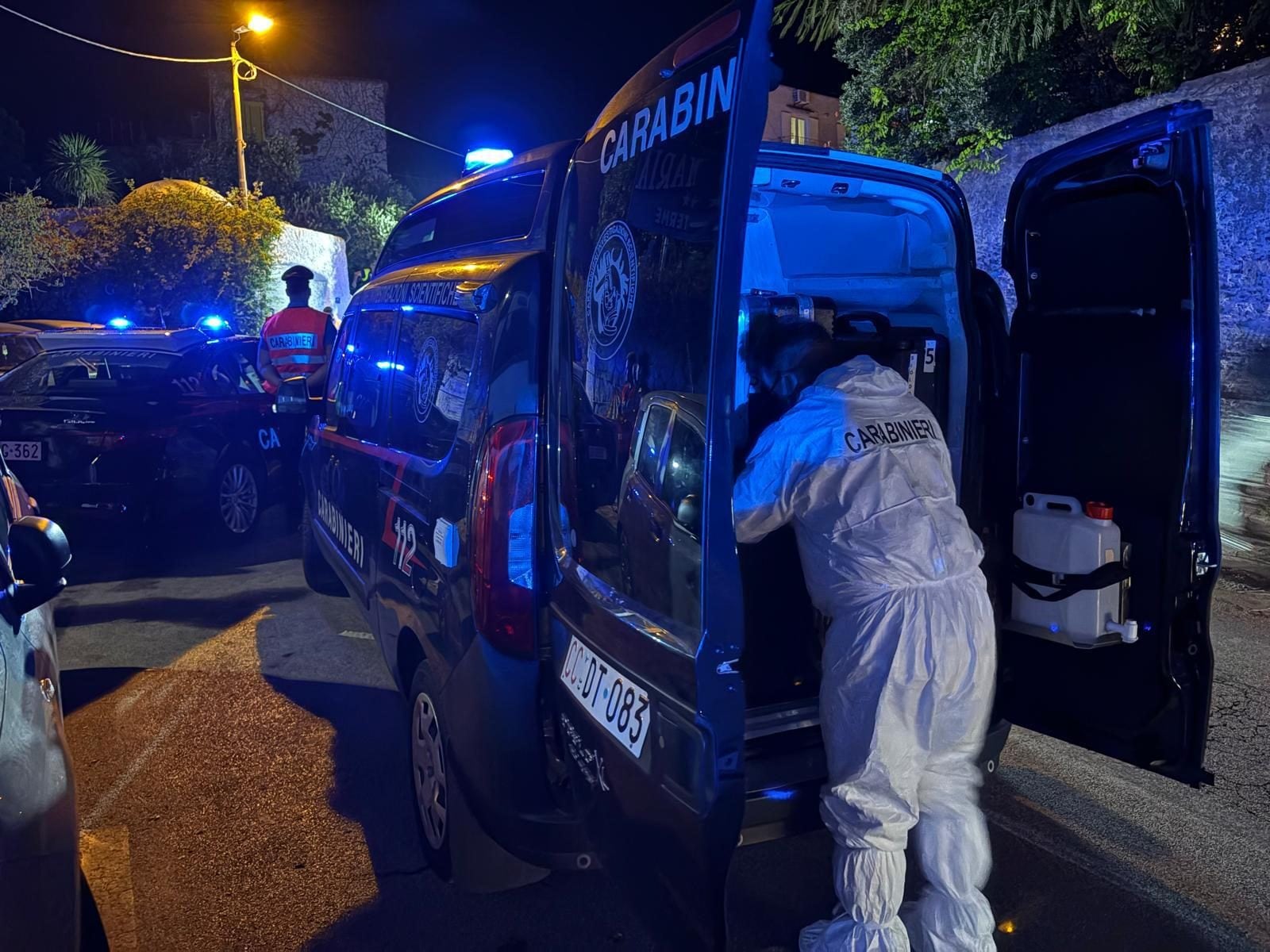 Il luogo della sparatoria a Forio d’Ischia