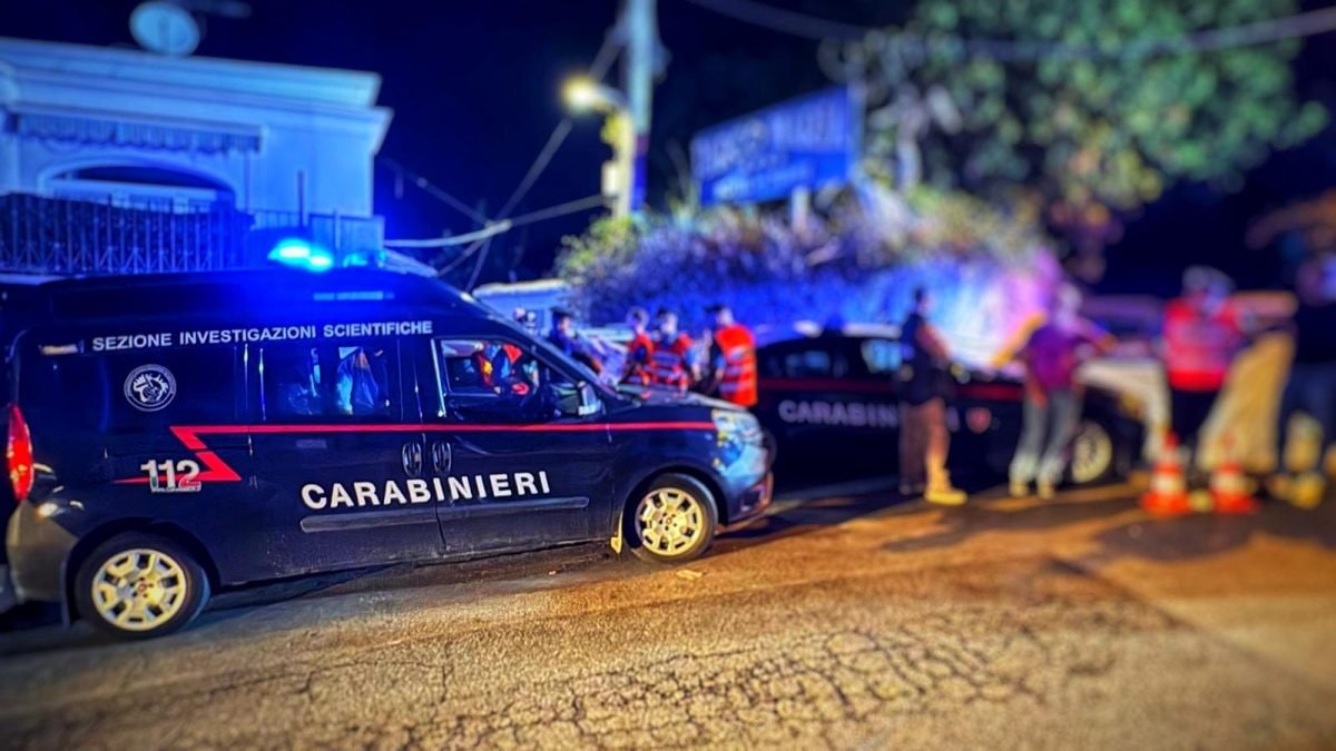 Il luogo della sparatoria a Forio d’Ischia