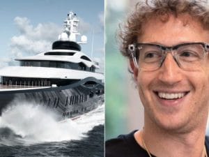 Le vacanze di Mark Zuckerberg a Napoli, il mega-yacht da 300 milioni ancorato di fronte alla Villa Comunale