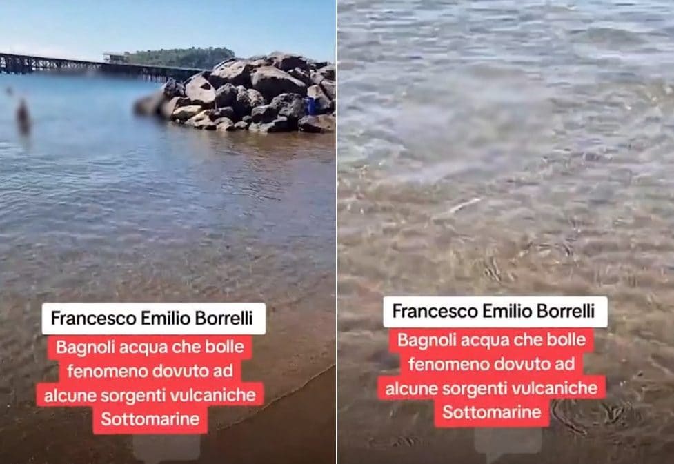 Perché a Bagnoli l'acqua del mare bolle e cosa c'entrano i Campi Flegrei