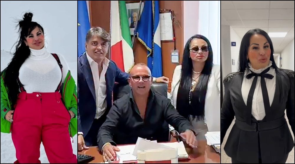 Rita De Crescenzo, e, nella foto centrale, Pasquale Di Fenza (a sinistra) e Angelo Napolitano (al centro, seduto)