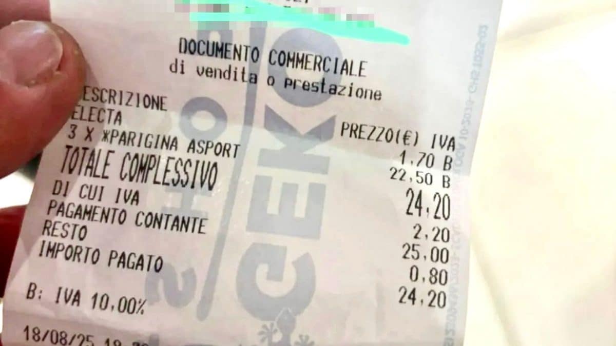 Lo scontrino dell’attività nell’aeroporto di Capodichino