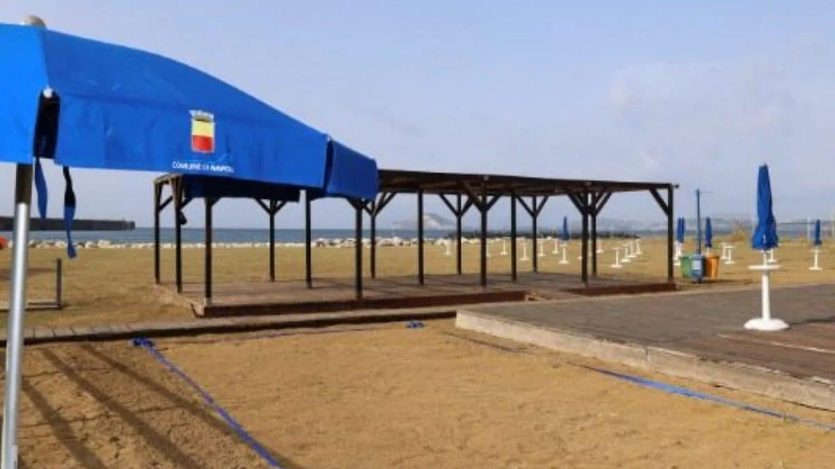 Il lido comunale di Bagnoli, Napoli Ovest