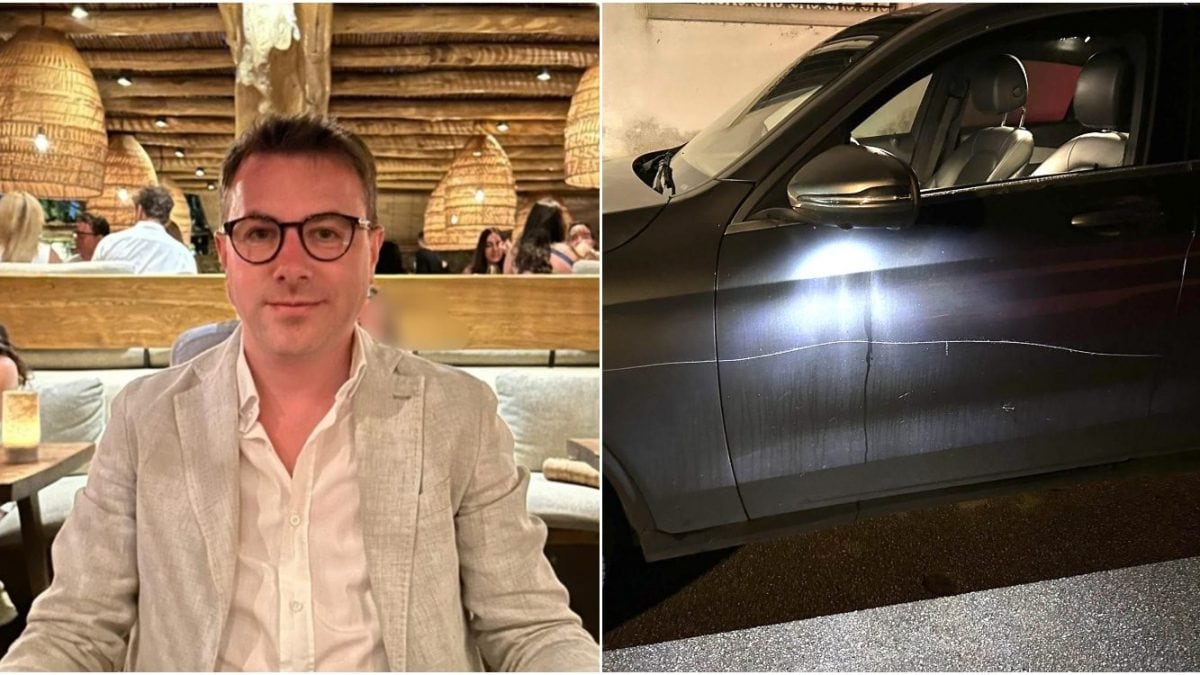 Il sindaco di Cusano Mutri, Pietro Crocco, e i danni alla sua automobile