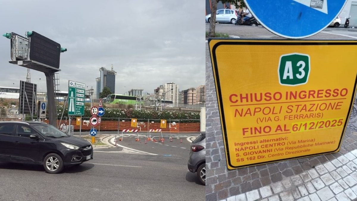 Lo svincolo di Napoli est chiuso fino a dicembre