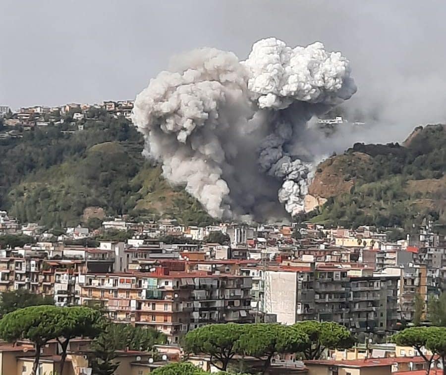 Le esplosioni a Pianura